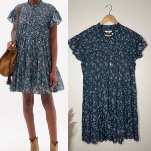 Isabel Marant | Lanikaye Cotton Tiered Mini Dress, 38/medium